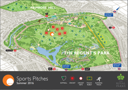 Regents Park Cricket Pitches
